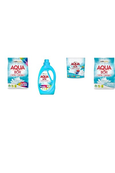 Boron أكوا بور ملونات طبيعية معدنية 4 كجم + ملونات سائلة + أقراص + 4 كجم أبيض...