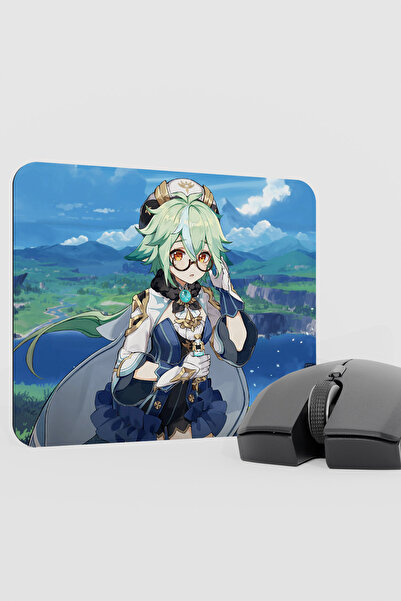 mousepad bastir لوحة ماوس للألعاب Sucrose Genshin Impact Anime Player V1 - 22X18