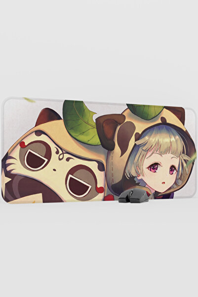 mousepad bastir لوحة ماوس للألعاب من سايو جينشين إمباكت أنيمي جيبر V4 - 90x40...