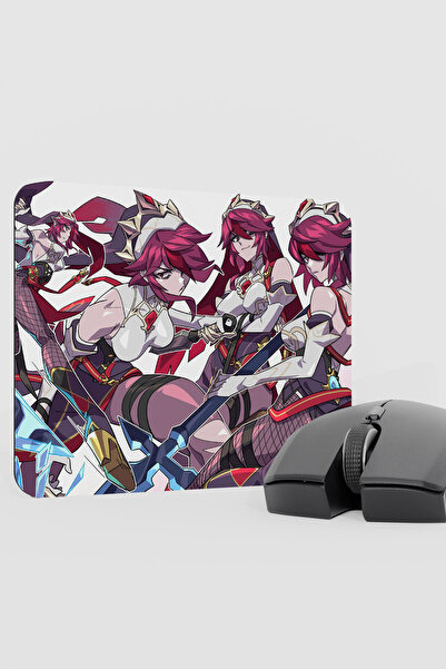 mousepad bastir لوحة ماوس للألعاب من Rosaria Genshin Impact Anime Player V5 -...
