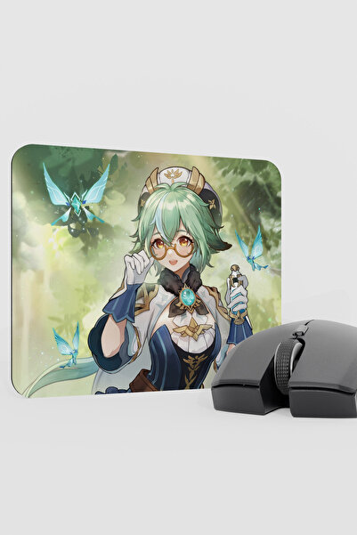 mousepad bastir لوحة ماوس الألعاب Sucrose Genshin Impact Anime Player V3 - 22X18