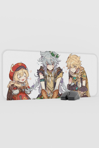 mousepad bastir لوحة ماوس للألعاب من ريزور جينشين إمباكت أنيمي جيبر V5 - 70x3...