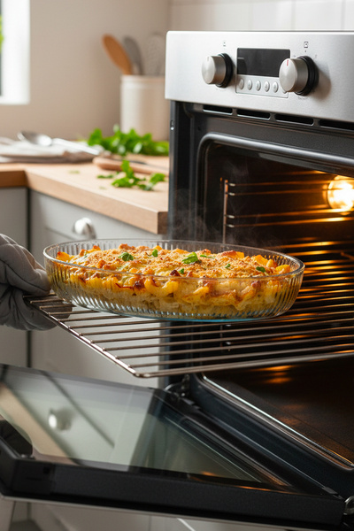 Masterchef 65 cm Oval Cam Fırın Tepsisi – Ekstra Büyük Boy, Isıya Dayanıklı, ...