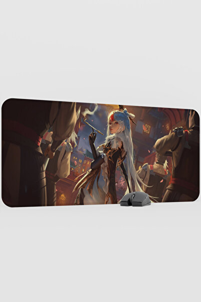mousepad bastir لوحة ماوس ألعاب Ningguang Genshin Impact Anime Player V4 - 90...