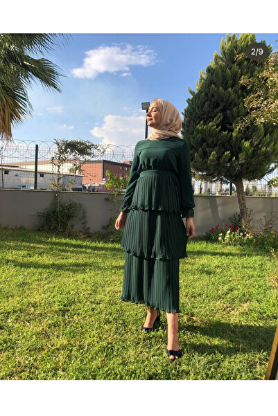 ELİFEMBEBUTİK Şifon Kat Kat Elbise