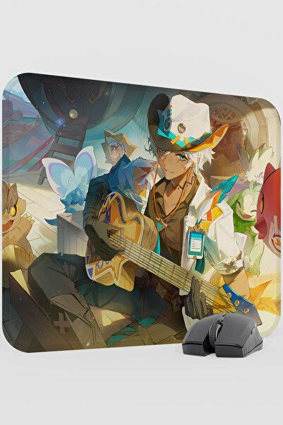 mousepad bastir لوحة ماوس الألعاب Ifa Genshin Impact Anime Player V1 - 48X40 XL