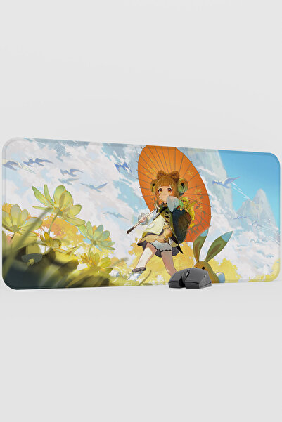 mousepad bastir Yaoyao Genshin Impact Anime Player V5 - 90x40 XXL Mouse Pad p...
