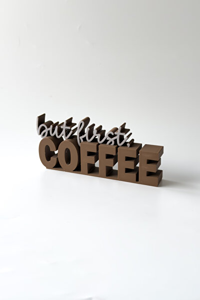 sin istanbul "But First Coffee" Kahve Köşesi Süsü