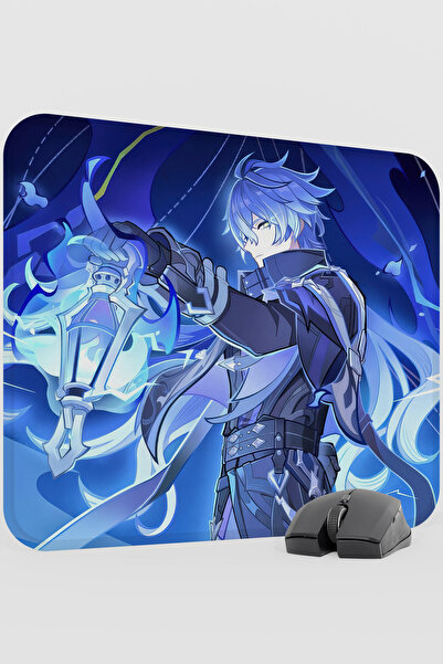 mousepad bastir Flins Genshin Impact Anime Player V1 - 48X40 XL Gaming Mouse ...