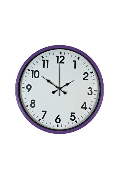 ForWhat 36cm Purple Style Decor Wall Clock for Office Home Office Gift