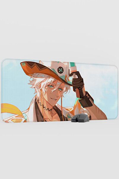 mousepad bastir لوحة ماوس الألعاب Ifa Genshin Impact Anime Player V3 - 90x40 XXL