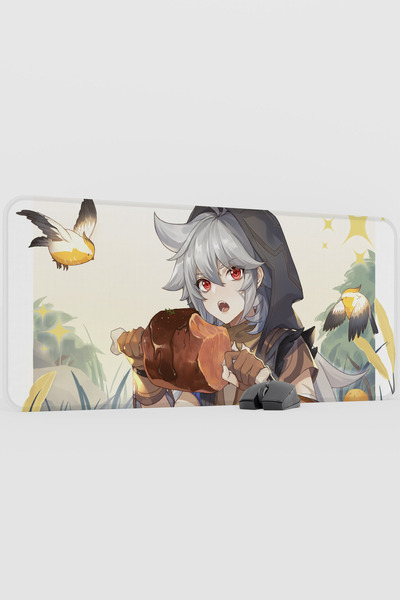 mousepad bastir لوحة ماوس للألعاب من Razor Genshin Impact Anime Player V3 - 9...