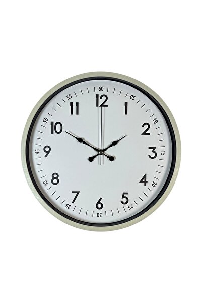 ForWhat 36cm Cream Type Decor Wall Clock for Office Home Office Gift