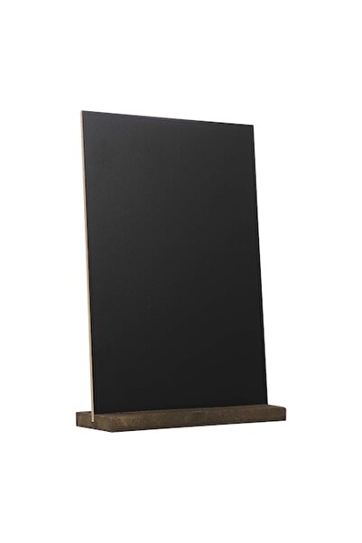 VOSAREA Blackboard with Stand, 22x15 cm, for Menu/Messages, Table Decor, Black