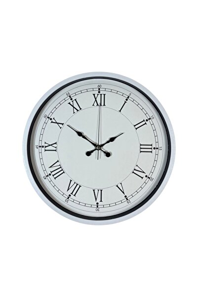 ForWhat Ceas de perete decorativ alb de 36 cm pentru birou, acasă, cadou