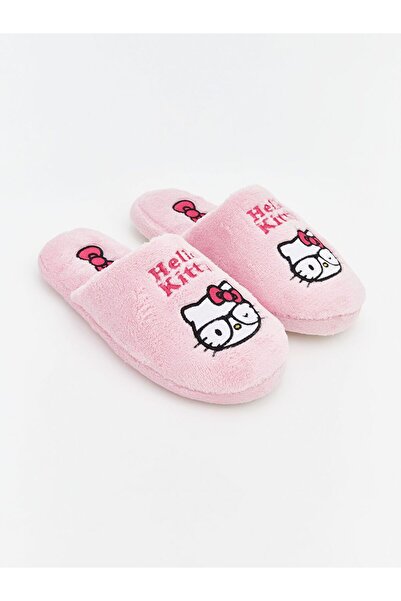 LC Waikiki Hello Kitty Baskılı Pelüş Kadın Ev Terliği