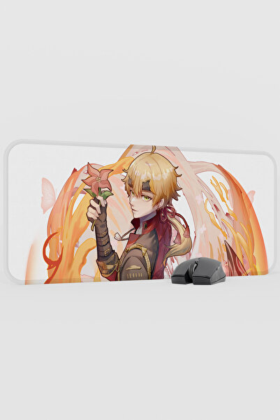 mousepad bastir لوحة ماوس للألعاب من ثوما جينشين إمباكت أنيمي جيبر V5 - 70x30 XL