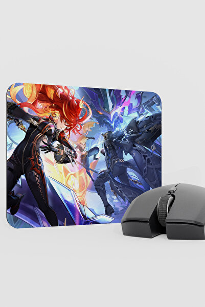 mousepad bastir Capitano Genshin Impact Anime Player V5 - 22X18 لوحة ماوس للأ...