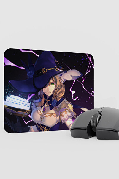 mousepad bastir لوحة ماوس الألعاب Lisa Genshin Impact Anime Player V4 - 22X18