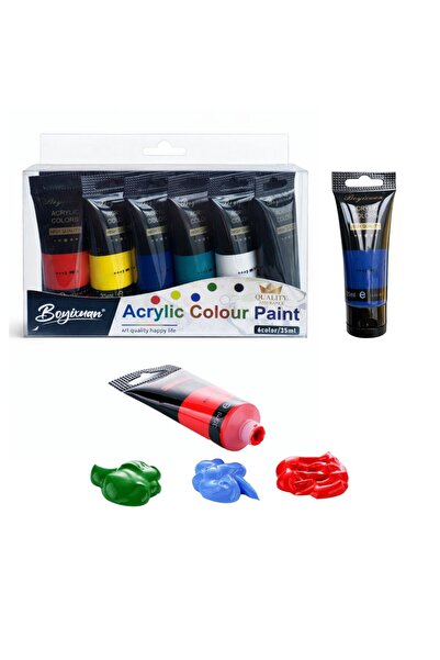 Issa Vopsele Acrilice 6/set, Tuburi 35 ml, Diferite Culori