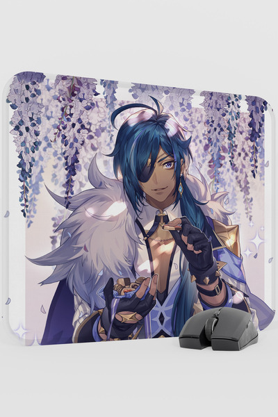 mousepad bastir Kaeya Genshin Impact Anime Player V3 - 48X40 XL لوحة ماوس للأ...