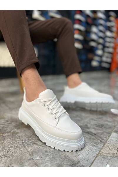 Arda Kuback Akb-702 Men's White Skin Comfortable Daily Sports Shoes