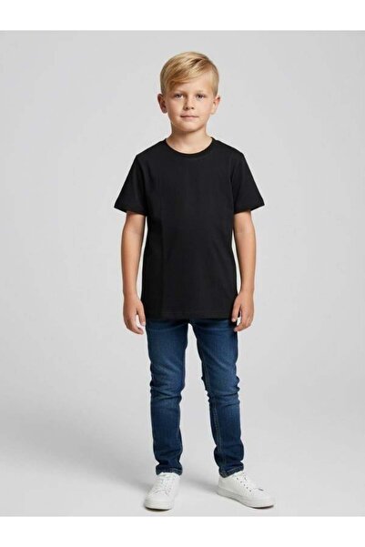 Zekids Παιδικό βαμβακερό μπλουζάκι με στρογγυλή λαιμόκοψη