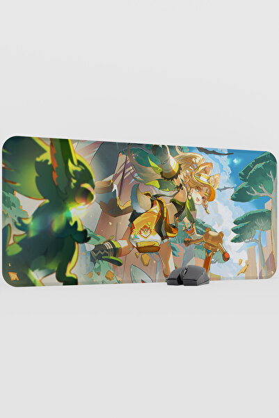 mousepad bastir Kachina Genshin Impact Anime Player V1 - 90X40 XXL Gaming Mou...