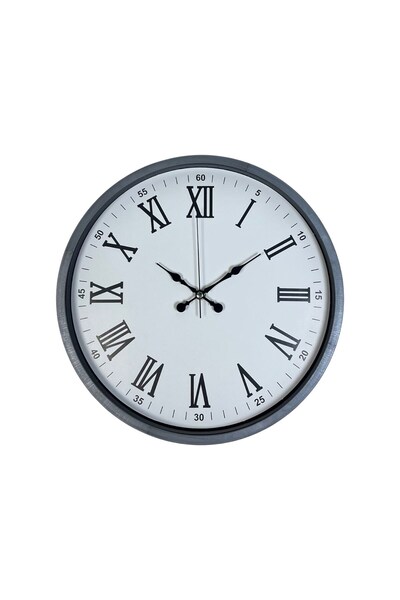 ForWhat 36cm Grey Trend Decor Wall Clock for Office Home Office Gift