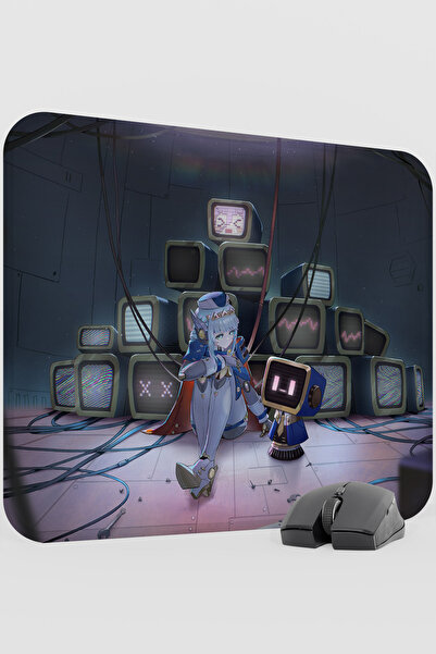 mousepad bastir لوحة ماوس الألعاب Ineffa Genshin Impact Anime Player V2 - 48X...