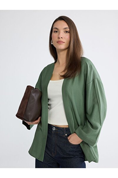 LC Waikiki Shawl Collar Oversize Women's Kimono