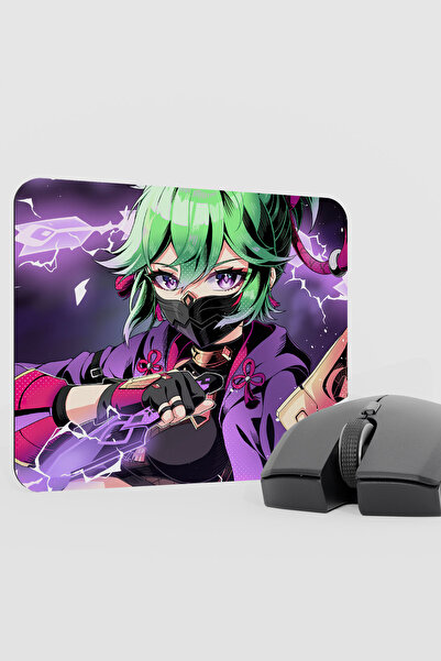 mousepad bastir Kuki Shinobu Genshin Impact Anime Player V3 - 22X18 Gaming Mo...