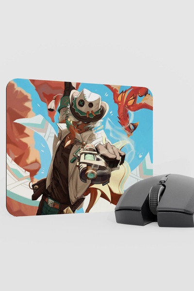 mousepad bastir Ifa Genshin Impact Anime Player V4 - 22X18 Gaming Mouse Pad M...