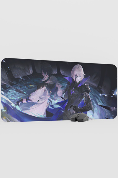 mousepad bastir Dainsleif Genshin Impact Anime Player V4 - 90X40 XXL Gaming M...
