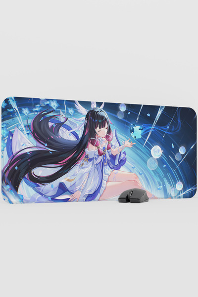 mousepad bastir لوحة ماوس الألعاب كولومبينا (دامسيليت) جينشين إمباكت أنيمي جي...