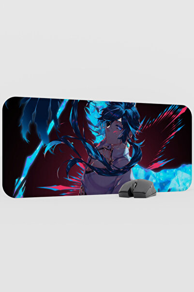 mousepad bastir Kaeya Genshin Impact Anime Player V5 - 70x30 XL لوحة ماوس للأ...