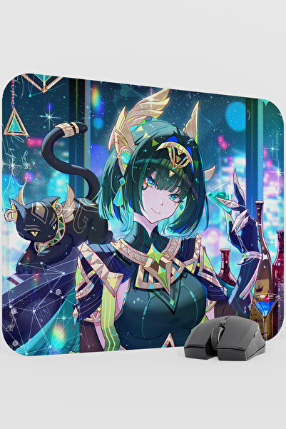 mousepad bastir لوحة ماوس الألعاب نيفير جينشين إمباكت أنيمي جيمر V5 - 48X40 XL