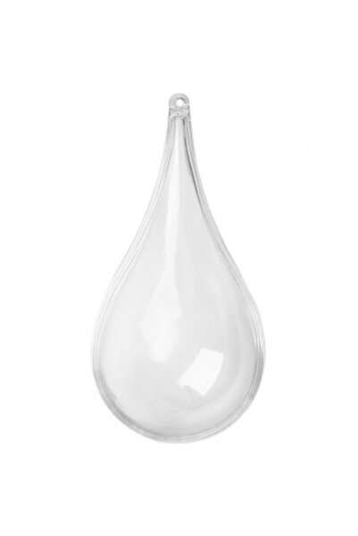 Decoratiuni Dulci Glob Lacrima Acrilica Transparent 11 cm