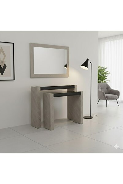 terndat Black glass marble countertop entrance set