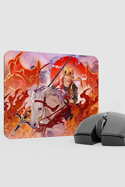 mousepad bastir لوحة ماوس الألعاب ثوما جينشين إمباكت أنيمي جيبر V3 - 22X18