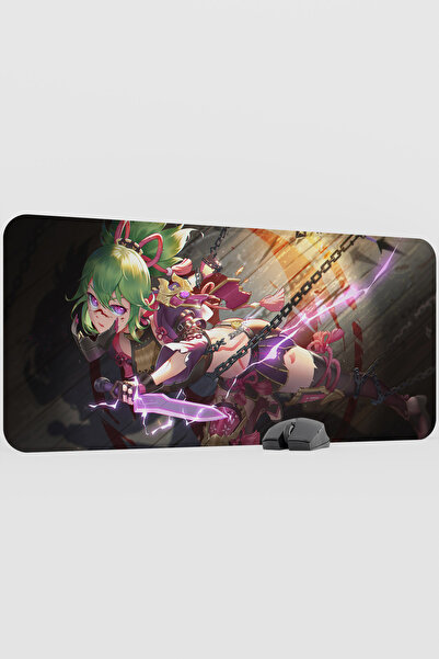 mousepad bastir Kuki Shinobu Genshin Impact Anime Player Anime V5 - 90x40 XXL...