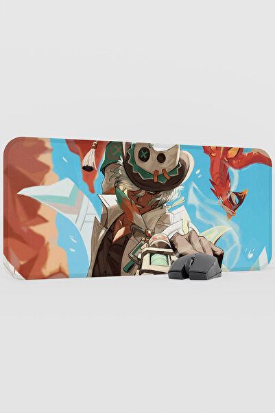 mousepad bastir لوحة ماوس الألعاب Ifa Genshin Impact Anime Player V4 - 70x30 XL