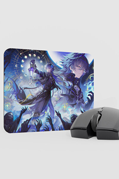 mousepad bastir لوحة ماوس الألعاب Flins Genshin Impact Anime Player V3 - 22X18