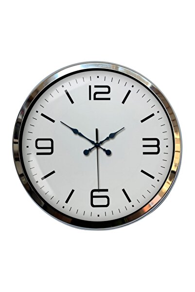 ForWhat 40cm Chrome Prestige Model Wall Clock for Office Home Office Gift