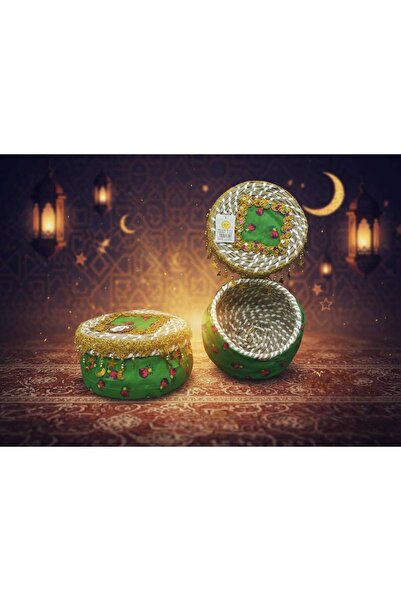 Ropi سلل خوص قرقيعان تراثية - لمسة تراث أصيلة مصنوعة من الخيزران والقماش القر...