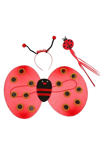 ForWhat Set de 3 bucăți cu aripi de buburuză, coroană și baghetă pentru birou...