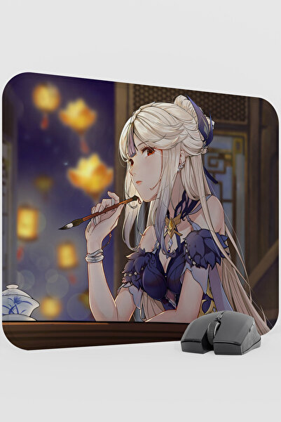mousepad bastir لوحة ماوس للألعاب Ningguang Genshin Impact Anime Player V1 - ...