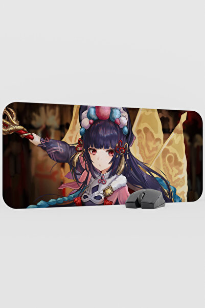 mousepad bastir Yun Jin Genshin Impact Anime Player V4 - 70X30 XL Gaming Mous...