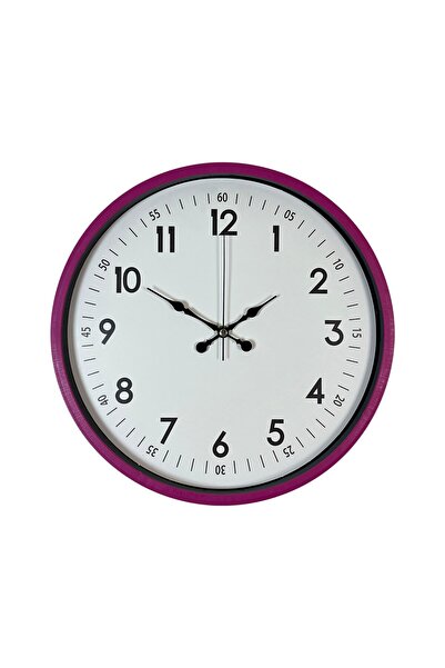 ForWhat 36cm Pink Type Decor Wall Clock for Office Home Office Gift