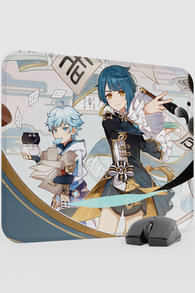 mousepad bastir Xingqiu Genshin Impact Anime Player V2 - 48X40 XL Gaming Mous...